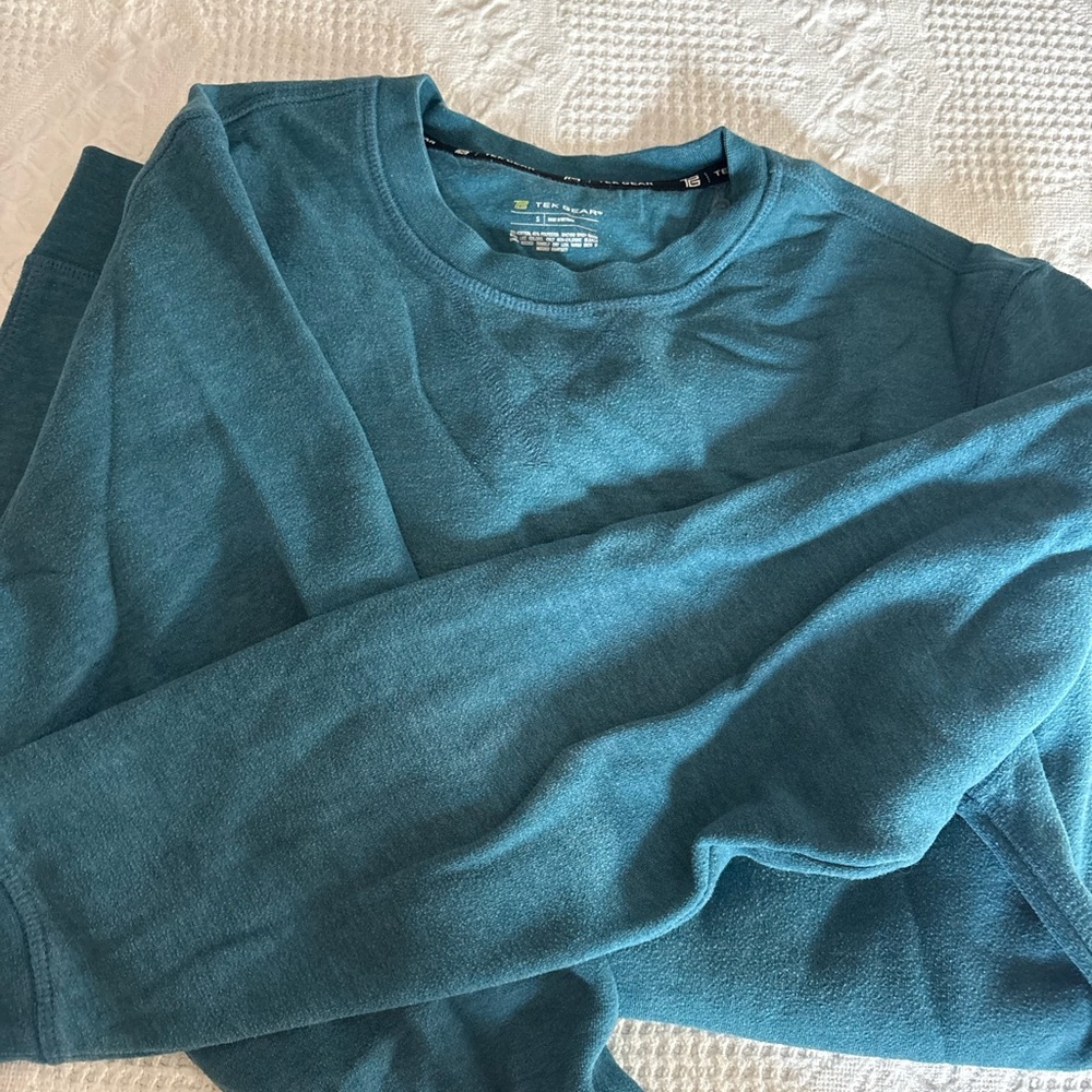 Teal Tek Gear Crew Neck Men's Sweater